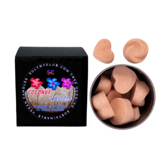 COCONUT VANILLA SULTRY MELTS OR TRAVEL CANDLE - Picture 1 of 4
